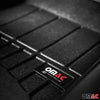 OMAC rubber floor mats for Ford S-Max 2006-2014 Premium TPE car mats black 3x