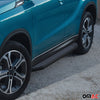 Trittbretter Seitenschweller für Suzuki Vitara 2015-2024 TÜV Alu Schwarz ABE