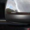 Spiegelkappen Leiste für VW Amarok 2010-2021 Kohlefaser Rot Schwarz 2tlg
