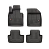 OMAC Gummi Fußmatten für Volvo XC60 2017-2024 Premium TPE Automatten Schwarz 4x