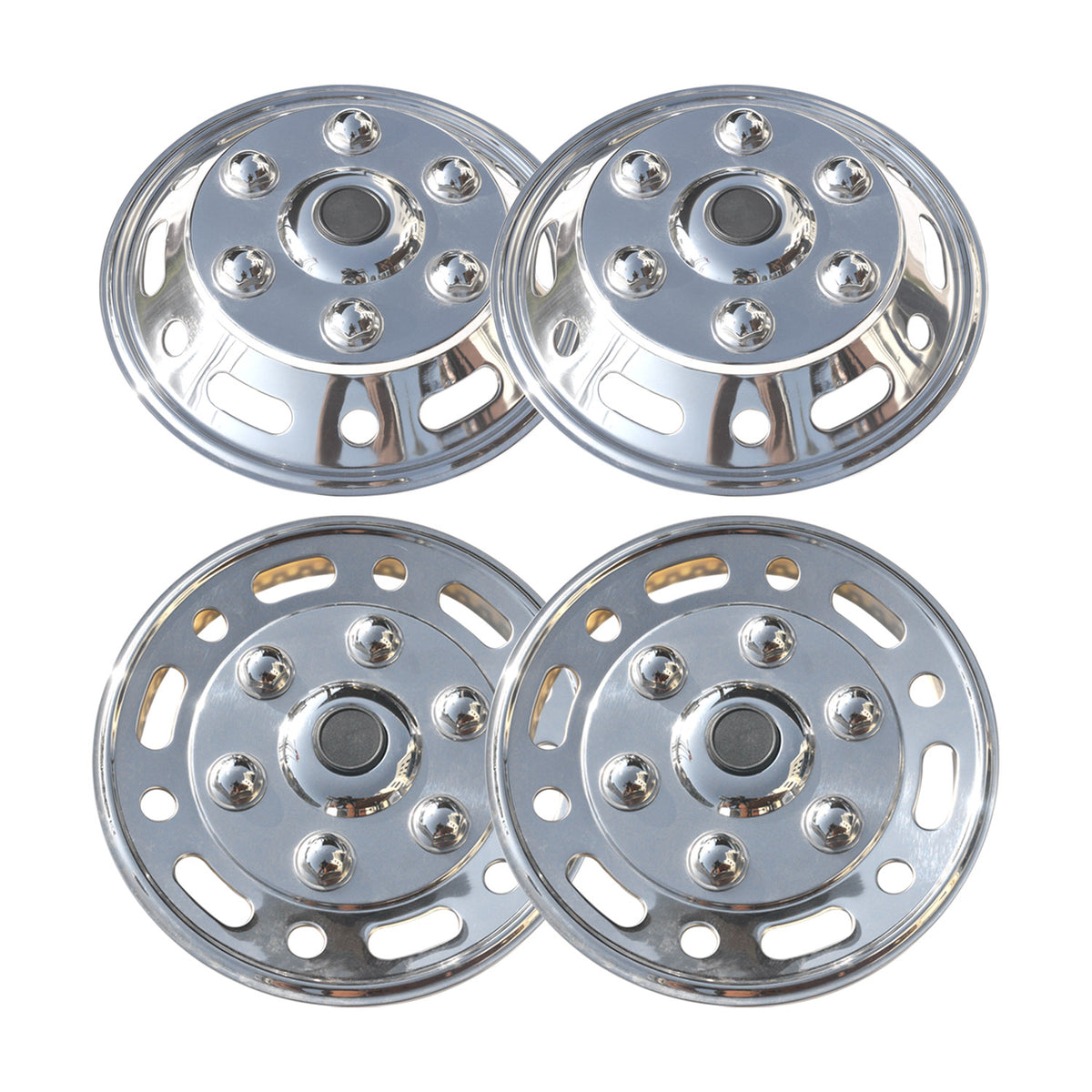 4x hubcaps wheel covers wheel covers 16" for Ford steel silver