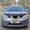 Bonnet deflector insect protection for Nissan X-Trail 2014-2022 Dark
