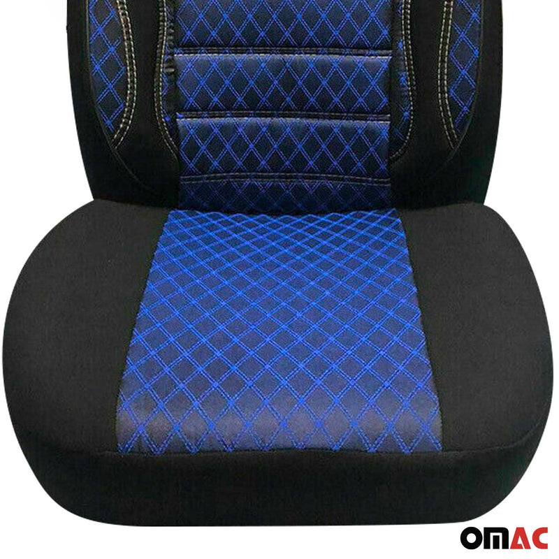 Sitzbezüge Schonbezüge für Citroen Berlingo 2008-2024 Schwarz Blau 1 Sitz