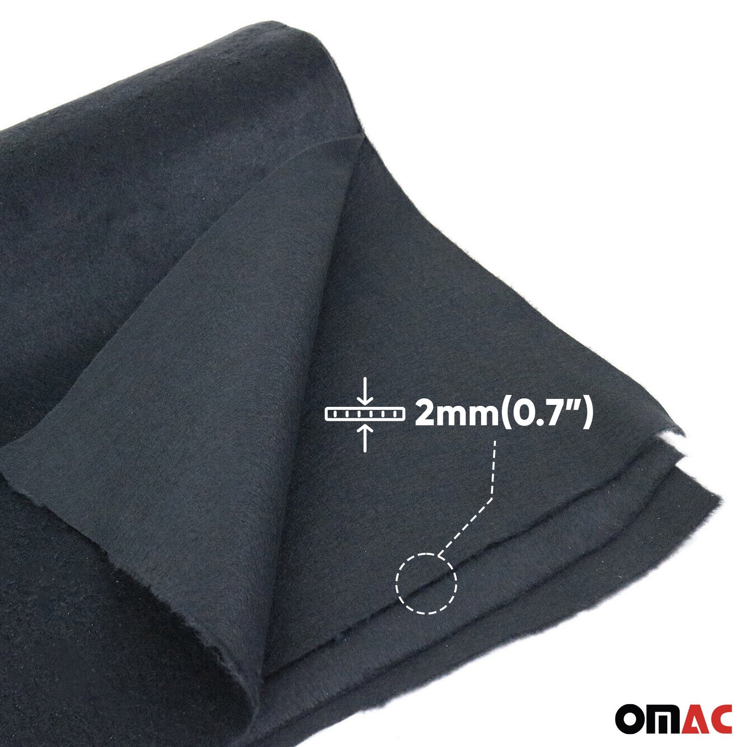 Autoteppich Innenraumverkleidung 2x3m für Auto Seitenwände Van Boot LKW Sub