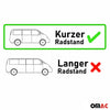 Radlaufschutz Kotflügel für VW T5 2003-2015 1 L2 Langer RS ABS Schwarz 11tlg