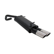 Novus Sportauspuff für VW Polo 9N / 9N3 2x76mm SR-Design Endschalldämpfer