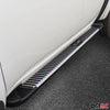 Running boards side boards side skirts for Jeep Compass 2011-16 aluminum black