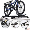 Roof rack + bike rack set for Dacia Dokker 2012-2024 aluminum black 3x