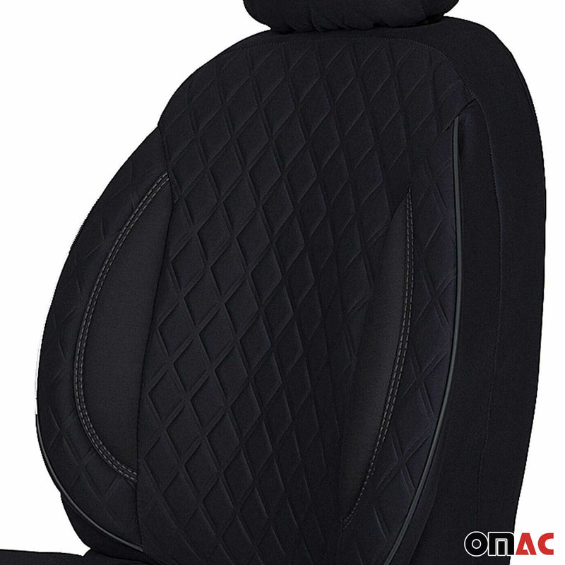 Schonbezug Sitzbezug Sitzschoner für Peugeot 206 207 308 Schwarz 1 Sitz