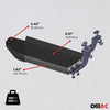 Sill running boards sills for Ford Transit Custom 2012-20 L1 aluminum black