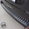 Loading sill protection bumper for Seat Ibiza 2017-2021 stainless steel carbon fiber films