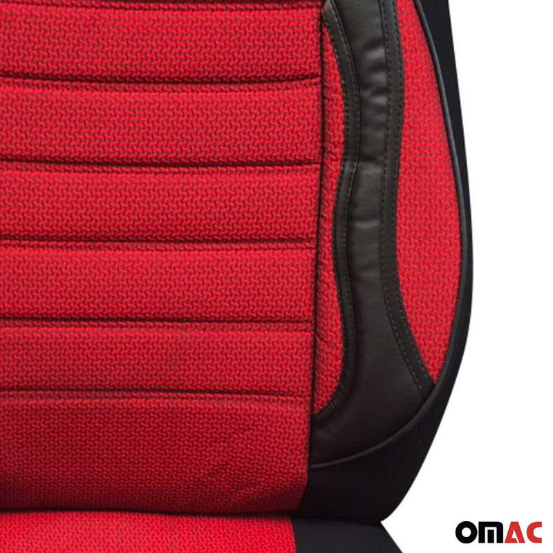 Schonbezüge Sitzbezüge für Saab 9-4X 9-7X Schwarz Rot 2 Sitz Vorne Satz