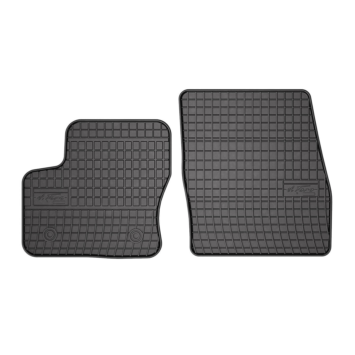 OMAC Gummi Fußmatten für Ford Tourneo Courier 2014-2018 Automatte TPE Schwarz 2x
