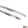 Mirror caps strip for VW Transporter T6 2015-2024 stainless steel silver 2 pieces