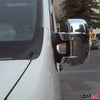 Spiegelkappen Spiegelabdeckung für Opel Movano 2010-2024 Chrom ABS Silber 2tlg