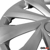 4x 15" Radzierblenden Radkappen Radblenden für Audi ABS Silber