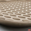 Boot mat boot liner for Honda Civic 2006-2012 rubber TPE beige