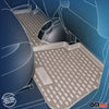 OMAC Gummimatten Fußmatten für Porsche Cayenne 2002-2010 TPE Automatten Beige 4x
