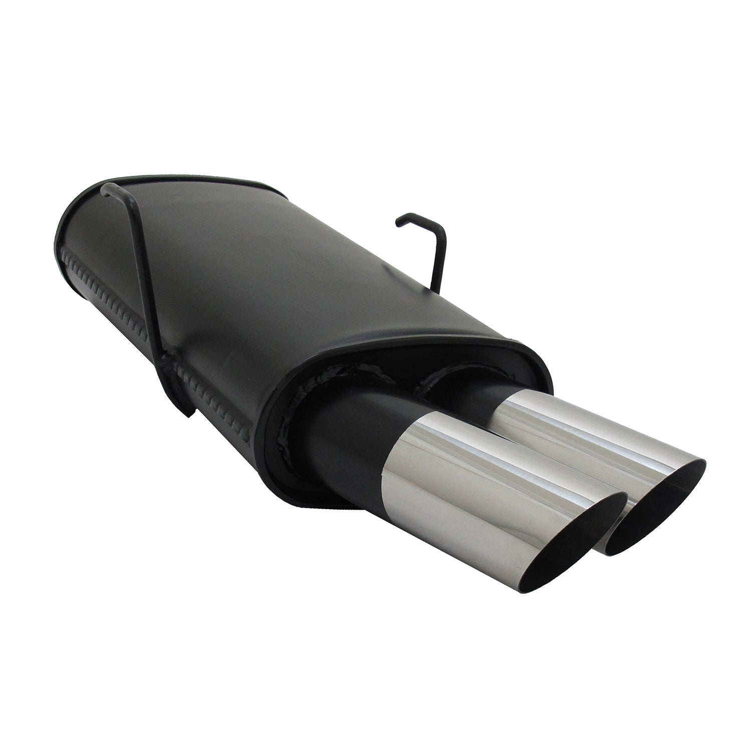 Novus Sportauspuff für Peugeot 106 2x76mm MS-Design Endschalldämpfer mit ABE