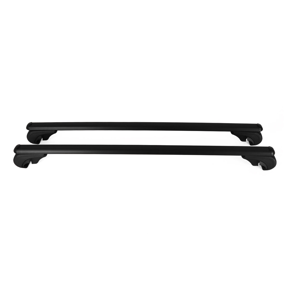 Roof rack for Ford Ranger double cab 2011-2023 luggage rack aluminum black 2x