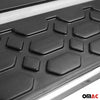 Alu Trittbretter Seitenschweller für Opel Antara 2016-2020 Schwarz Silber 2tlg