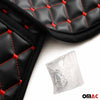 Schonbezug Sitzauflage für Audi Q2 Q3 Q4 Q5 Q6 Kunstleder Schwarz Rot