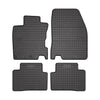 OMAC Gummi Fußmatten für Nissan Qashqai J11 2014-2021 Automatten Schwarz 4x