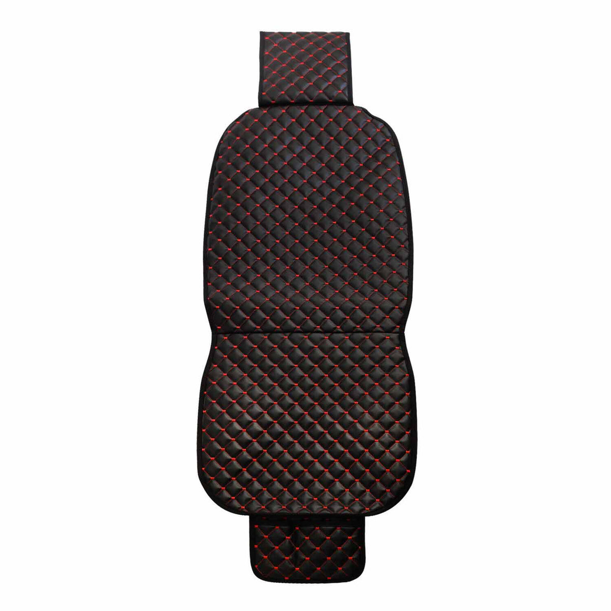 Protective seat cover car seat protector for VW Multivan T7 artificial leather black red