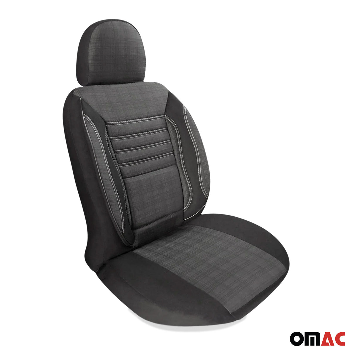 Schonbezüge Sitzschoner Sitzbezüge für Opel Vivaro 2001-2014 Rauch Grau 1 Sitz