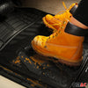 Fußmatten Gummimatten 3D Antirutsch für Seat Leon Gummi TPE Schwarz 4tlg