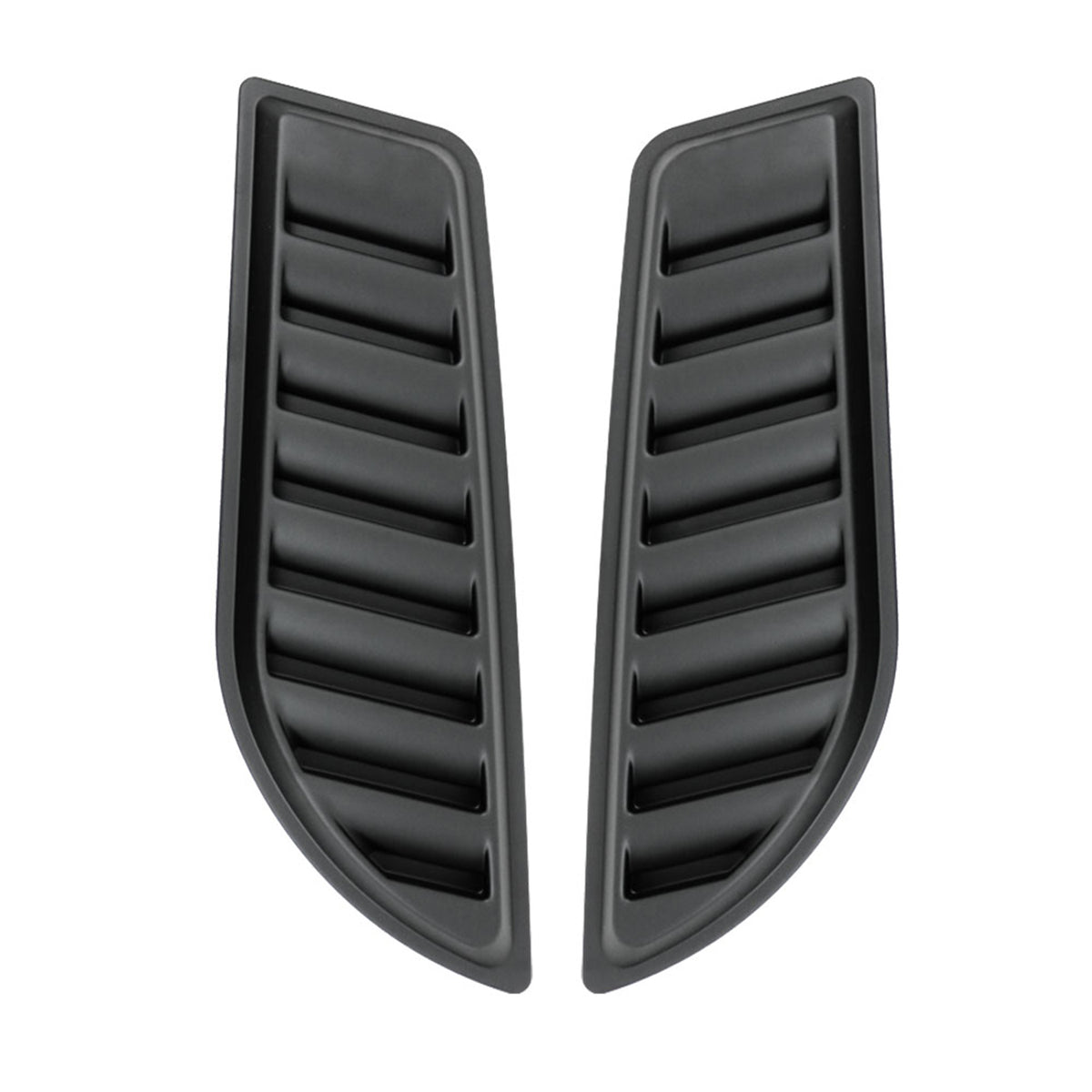Hood scoops bonnet ventilation for VW Amarok 2010-2021 ABS black 2 pieces
