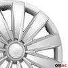 4x 15" Radkappen Radzierblenden Radblenden für Audi ABS Grau