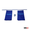 Heckklappe Gardinen Sonnenschutz Vorhänge für Toyota Proace City Blau 2tlg