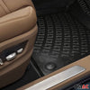 Fußmatten 3D Gummimatten für Peugeot 508 Stufenheck 2018-2024 TPE Schwarz 4x
