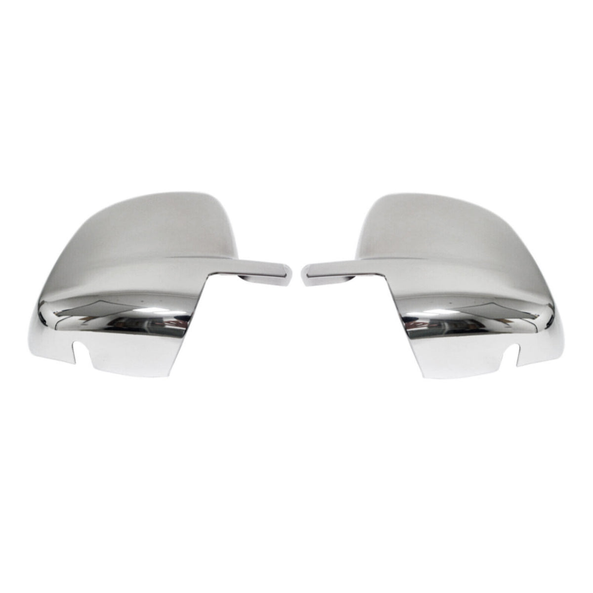 Mirror caps mirror cover for Fiat Fiorino 2008-2021 stainless steel silver 2 pieces