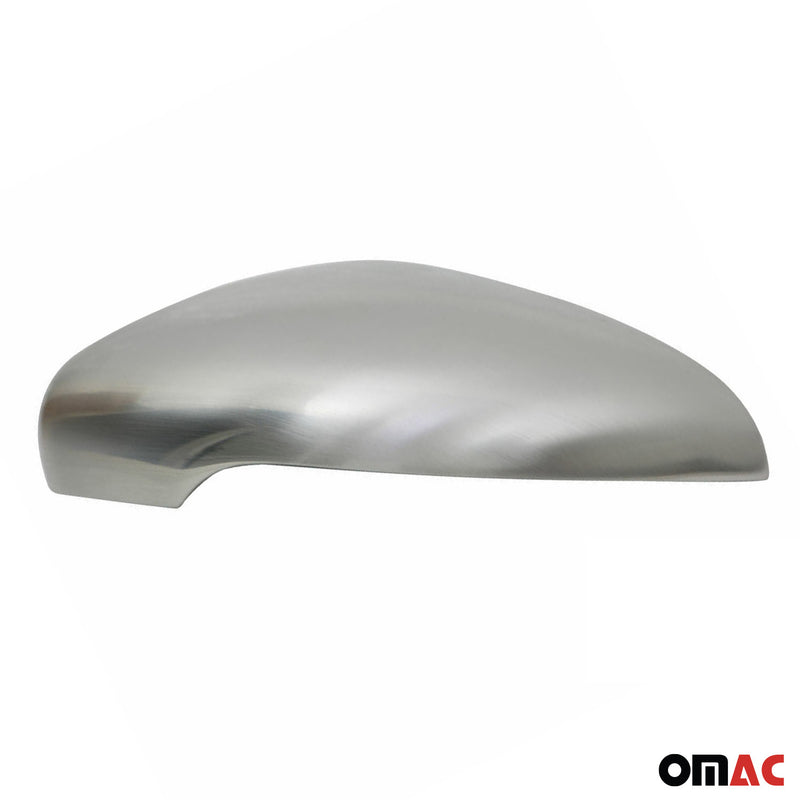 Spiegelkappen Spiegelabdeckung für VW Golf 2008-2012 Edelstahl Matt 2tlg