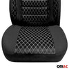 Seat covers protective covers for VW Transporter T6 2019-2024 black 2+1 front