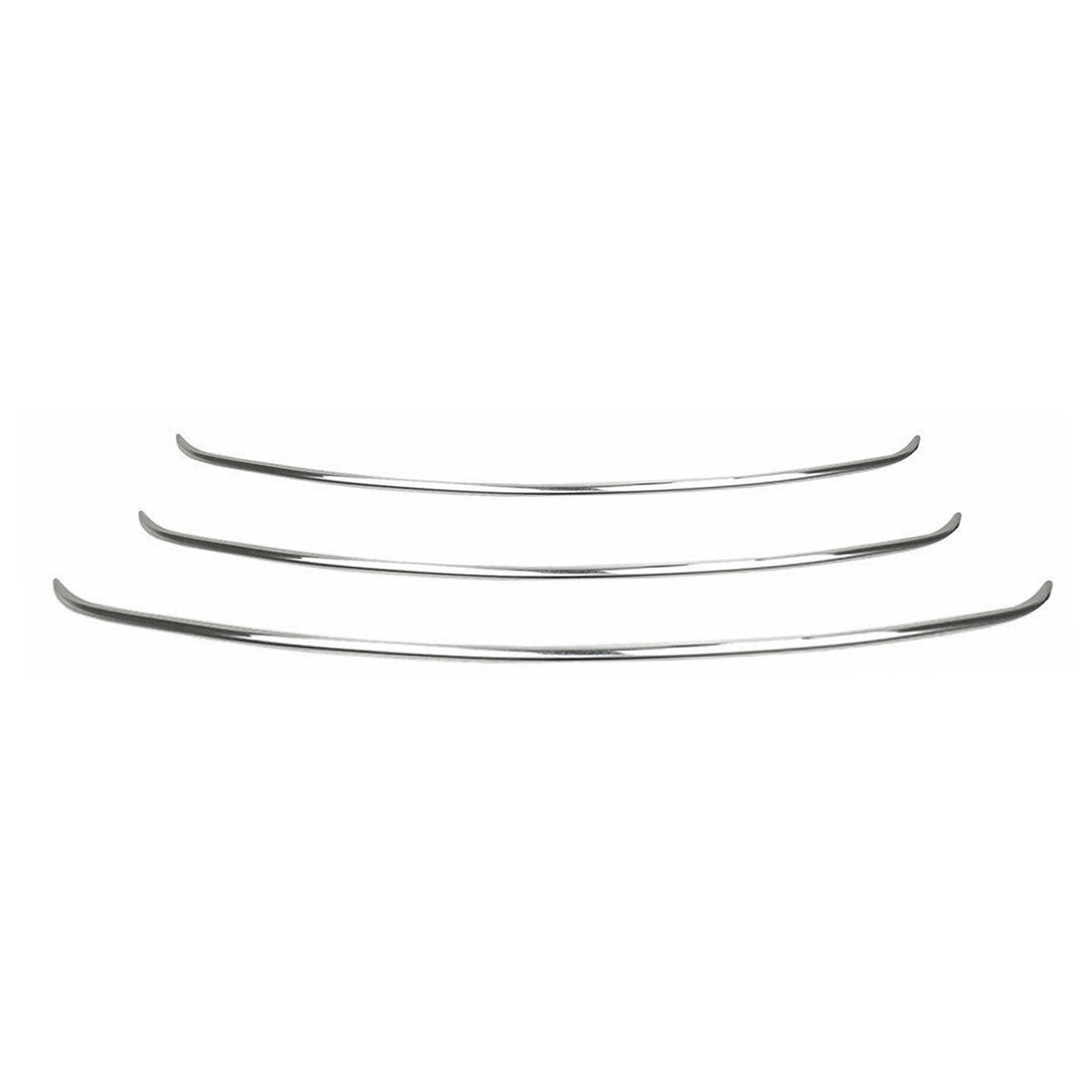 Kühlergrill Leisten Grillleisten für Hyundai ix35 2010-2015 Edelstahl Silber 3x