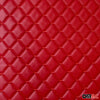 Polsterstoff Kunstleder Sitzpolster Autostoff Gesteppt Autopolsterstoff Rot