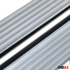 Seitenschweller Trittbretter Schweller für Fiat Doblo 2010-2024 Aluminium Silber