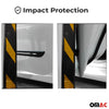 Seitentürleiste Türleisten Türschutzleisten für Honda Civic ABS Chrom Schwarz 4x