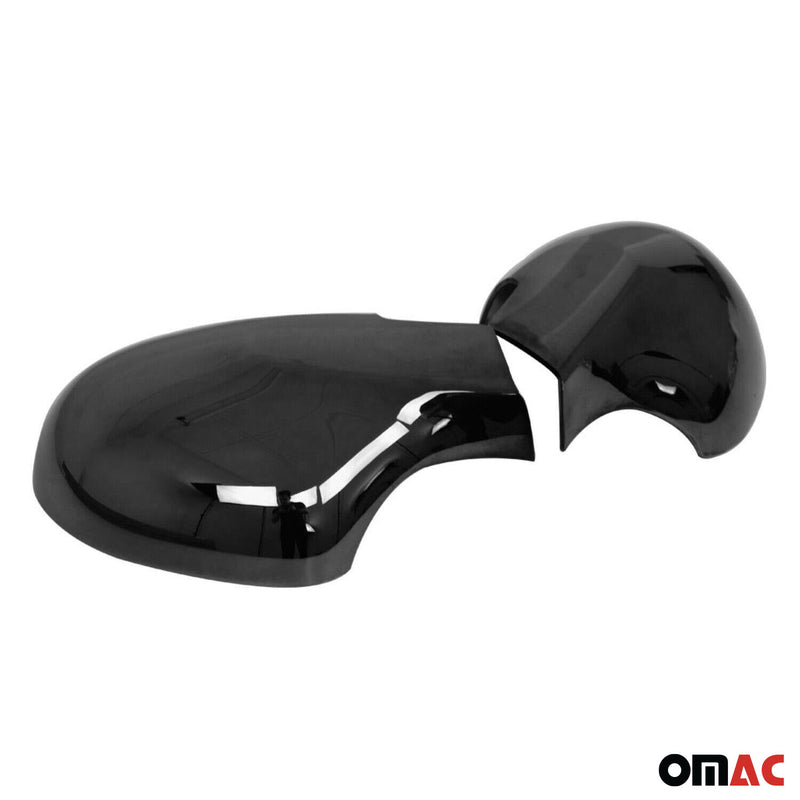 Spiegelkappen Spiegelabdeckung für Renault Thalia 2008-2013 Chrom ABS Dunkel