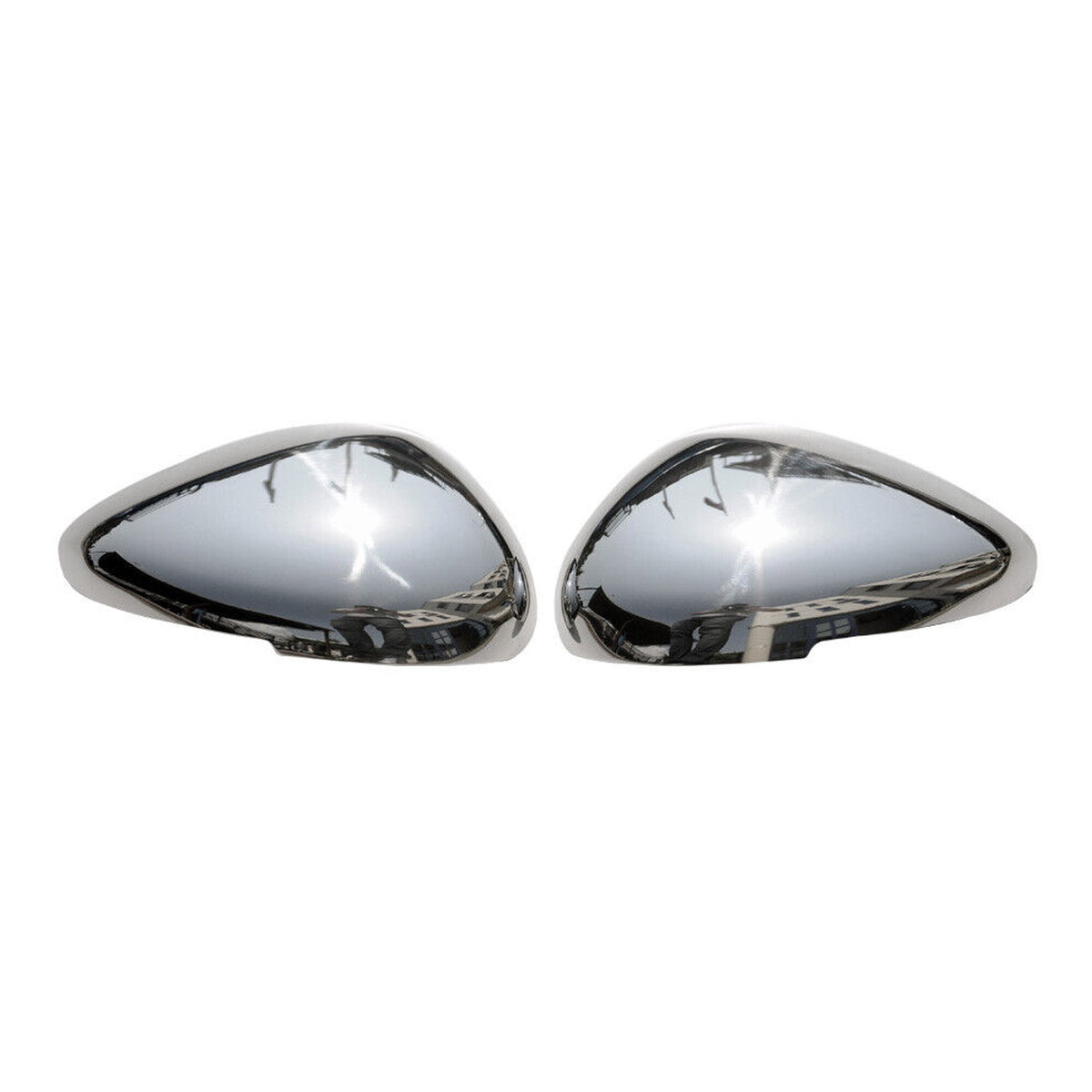 Spiegelkappen Spiegelabdeckung für Citroen DS5 2011-2019 Edelstahl Silber 2tlg