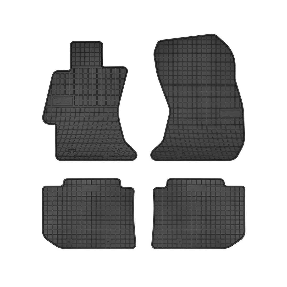 OMAC Gummi Fußmatten für Subaru XV 2011-2018 Automatten Gummi TPE Schwarz 4tlg