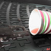 Fußmatten 3D Gummimatten für Fiat Panda 2012-2024 Schrägheck TPE Schwarz 4x