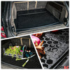 Fußmatten & Kofferraumwanne Set für Mercedes CLA Klasse Antirutsch Gummi Schwarz