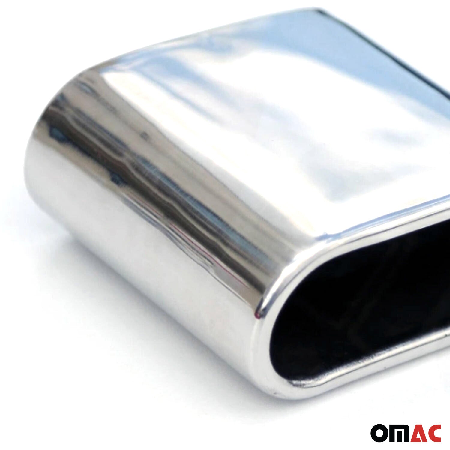 Auspuffblende Endrohr für Fiat 500C 2009-2026 Edelstahl Chrom 1tlg