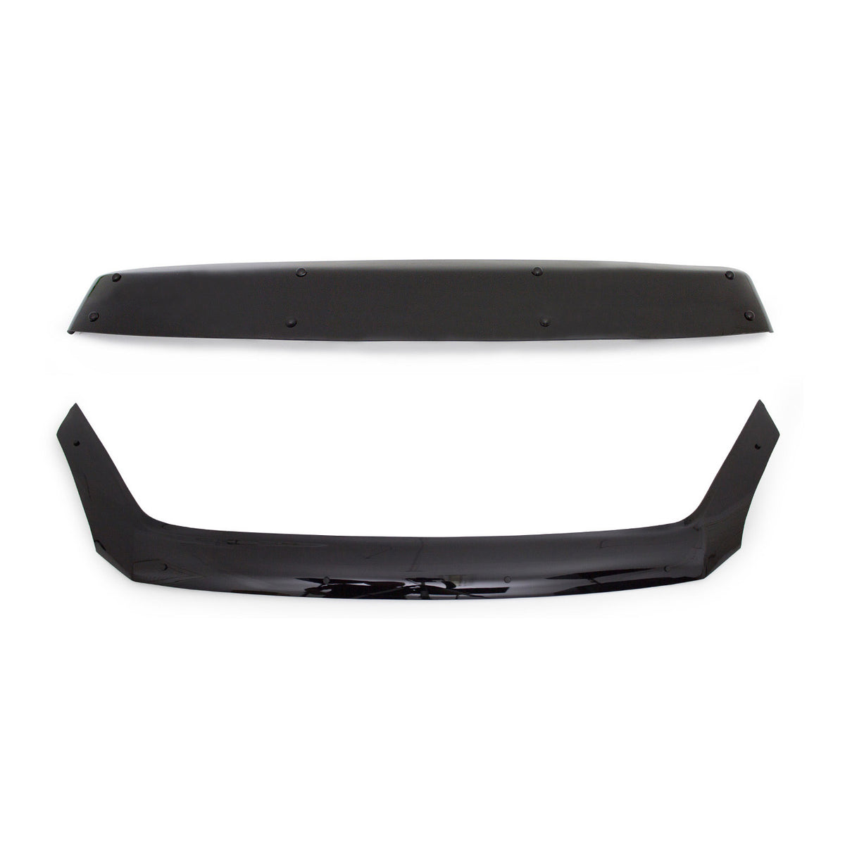 Sun visor bonnet deflector set for VW Crafter 2006-2012 acrylic dark 2 pieces