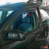 Wind deflector rain deflector for Dacia Lodgy Dokker 2012-2024 dark acrylic 2 pieces