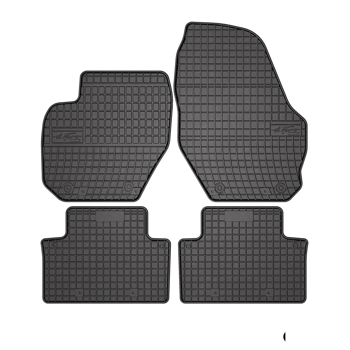 OMAC Gummi Fußmatten für Volvo XC90 2002-2015 Automatten Gummi Schwarz 4tlg